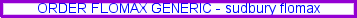 Generic flomax
